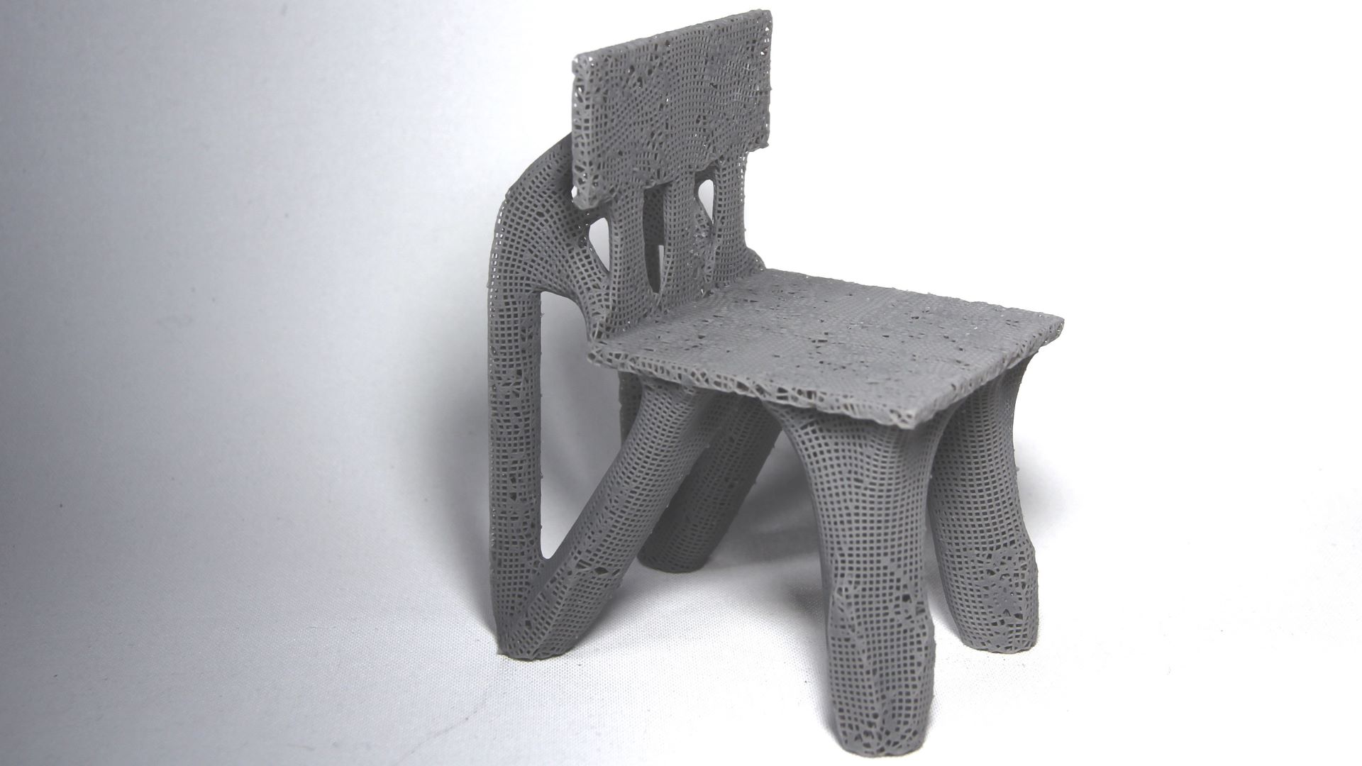 Gray 3D chair