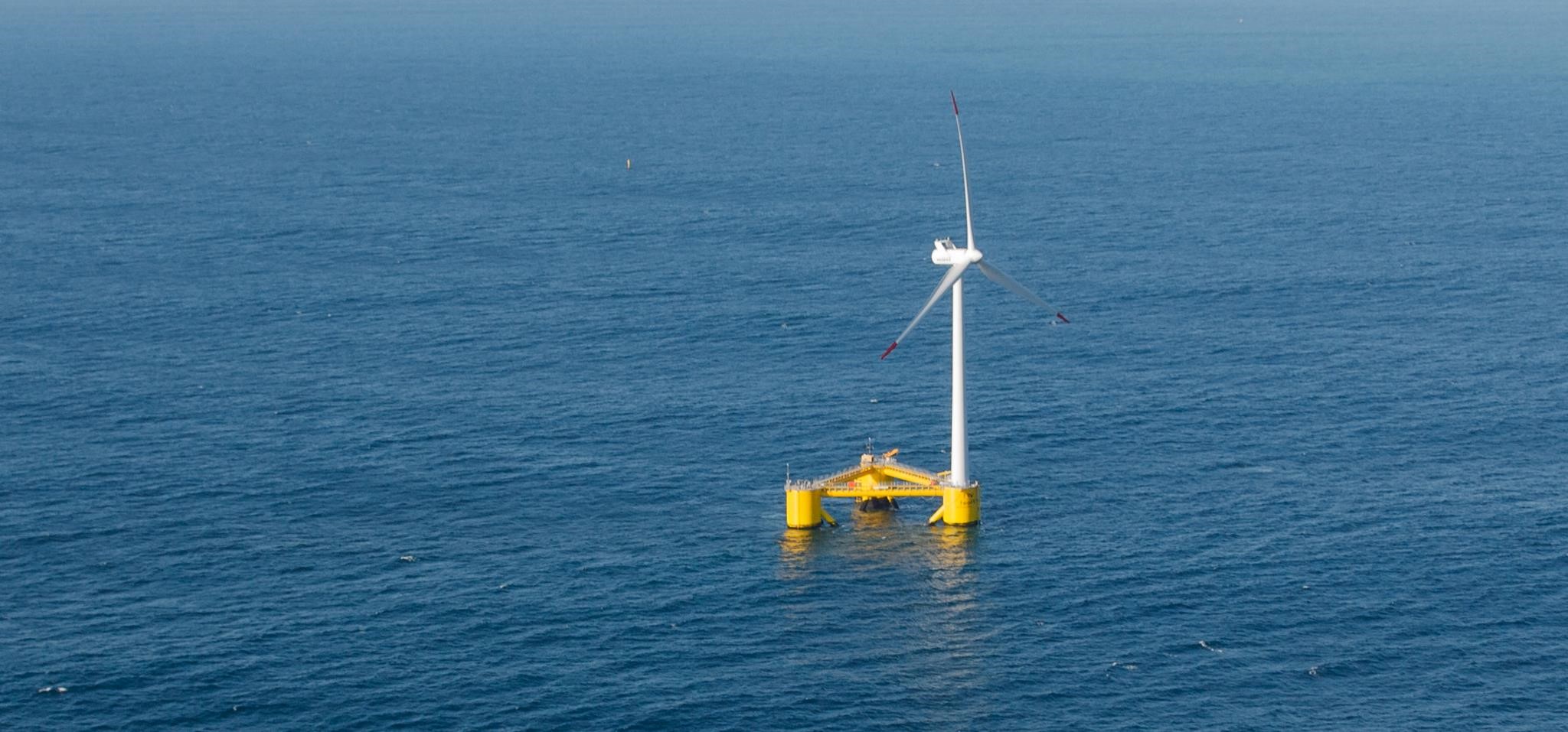 Deep Water Wind: These Huge, Floating Wind Turbines Could Help
