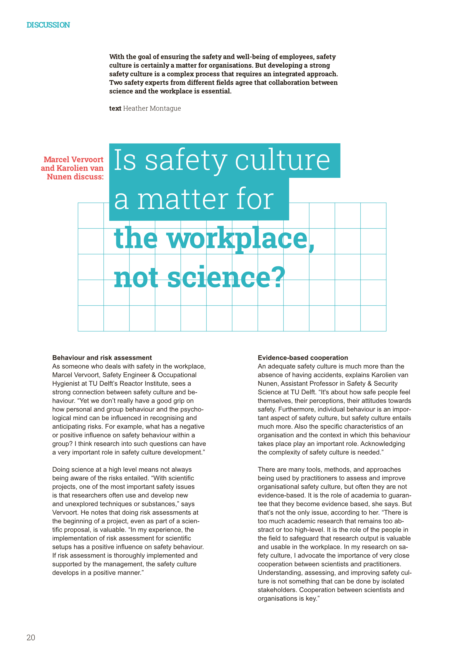 20 Winning Workplace Safety Goals