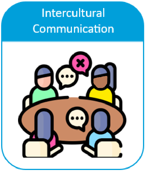 an icon depicting intercultural communication
