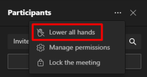 click lower all hands