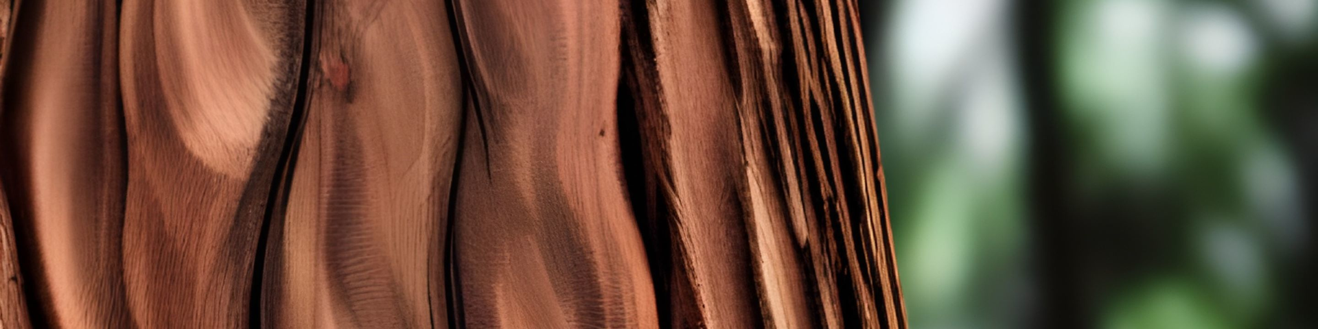 tree skin and forest leaves