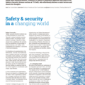 Reflection: Safety & Security in a Changing World
