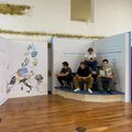 BK students make the Europe Readr reading pavilion