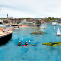 Studenten verbeelden en illustreren de TU Delft Campus in evenwicht met de zee