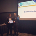 Gianluca Limodio won de ‘Best Student Award’ op het symposium ‘Silicon for Photovoltaics’