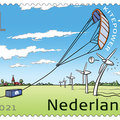 Kitepower is featured as one of ten TU Delft innovations on a new, limited sheet of  PostNL stamps
