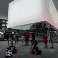 Smart Box: exhibition space, cinema, observation tower and living room