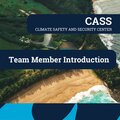 Introduction Kevin Rossi: New Team Member Climate Safety & Security Center