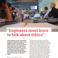 ‘'Engineers must learn to talk about ethics”
