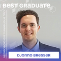 Djonno Bresser door CiTG genomineerd voor TU Delft Best Graduate Award 2019