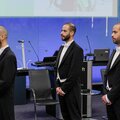 Unique doctoral ceremony featuring identical triplets