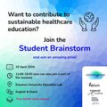 Brainstorm Event studentboard transdisciplinary research master Sustainable Health