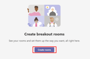 click the create rooms button