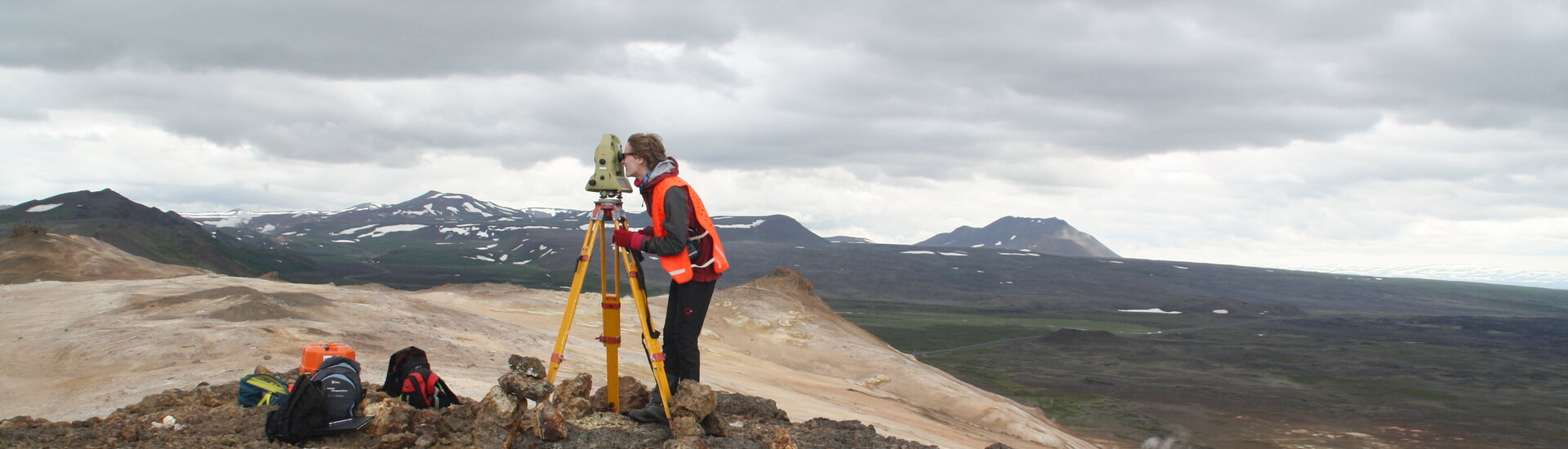 Student conducting geo research - MSc Earth, Climate and Technology