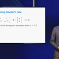 Cramer's rule