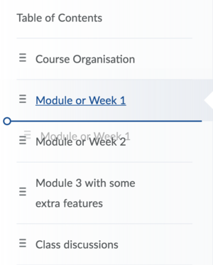 Brightspace rearrange sub modules 1